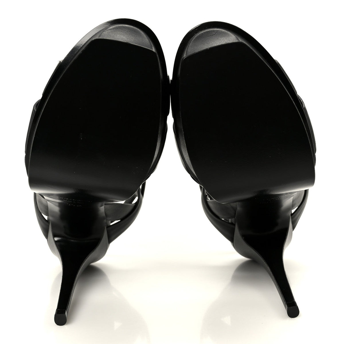 Calfskin Tribute 105 Platform Sandals 39.5 Black