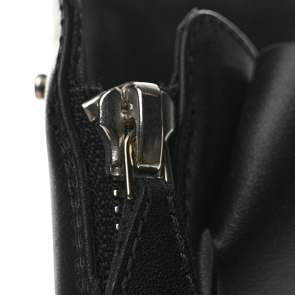 Calfskin Hippique Riding Boots 35 Black