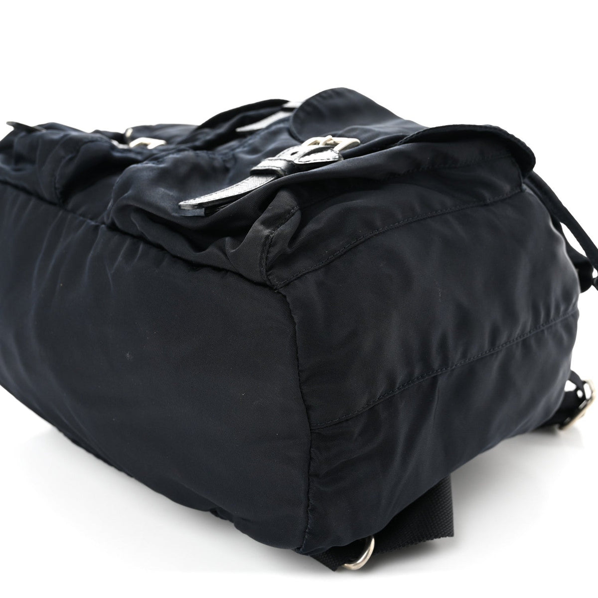 Nylon Vela Saffiano Medium Backpack  Royal