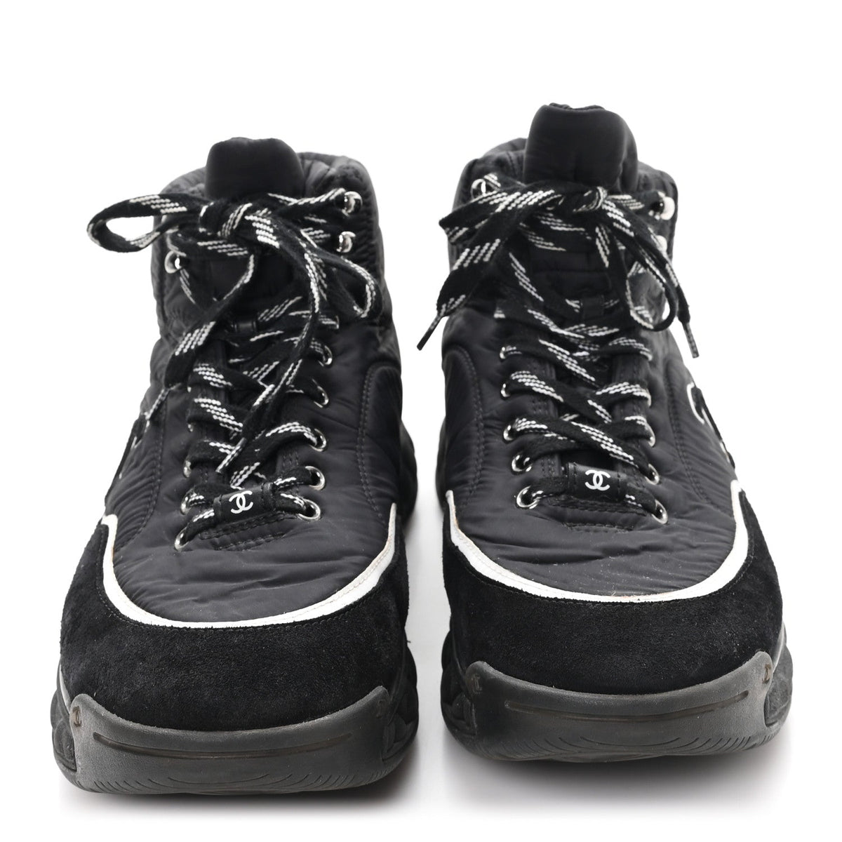 Fabric Suede Mens CC Sneakers 44 Black