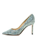 Glitter Pointy Toe Romy 85 Pumps 38 Turquoise