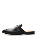 Calfskin Womens Princetown Slippers 39 Black
