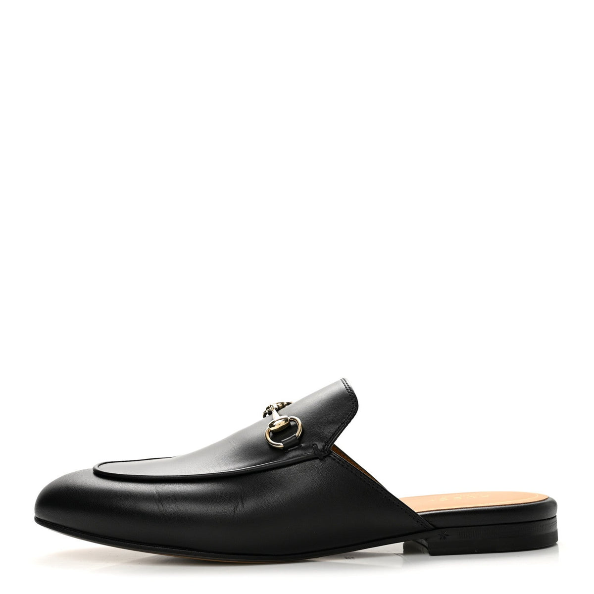 Calfskin Womens Princetown Slippers 39 Black