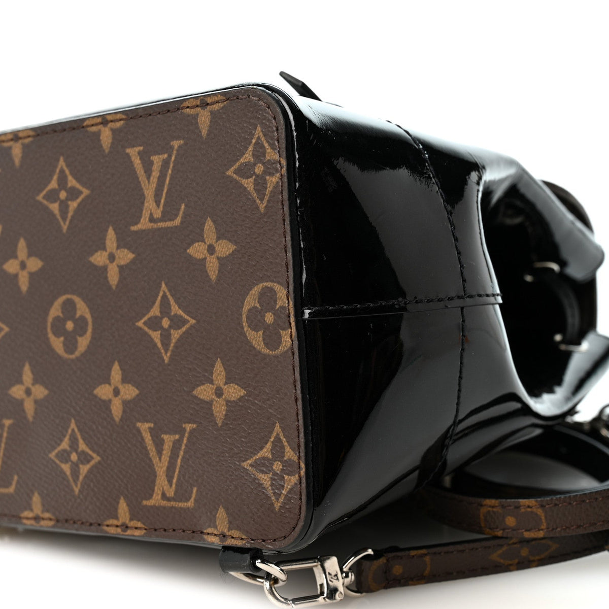 Patent Monogram Hot Springs Backpack Black
