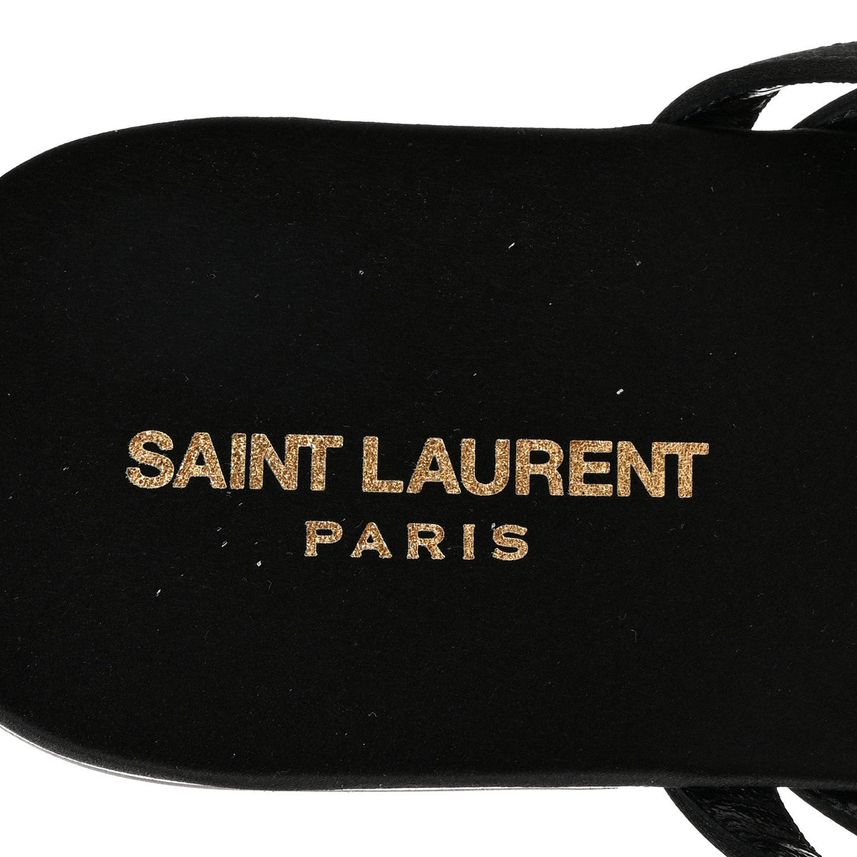 Crepe Satin Laszlo Sandals 39.5 Black