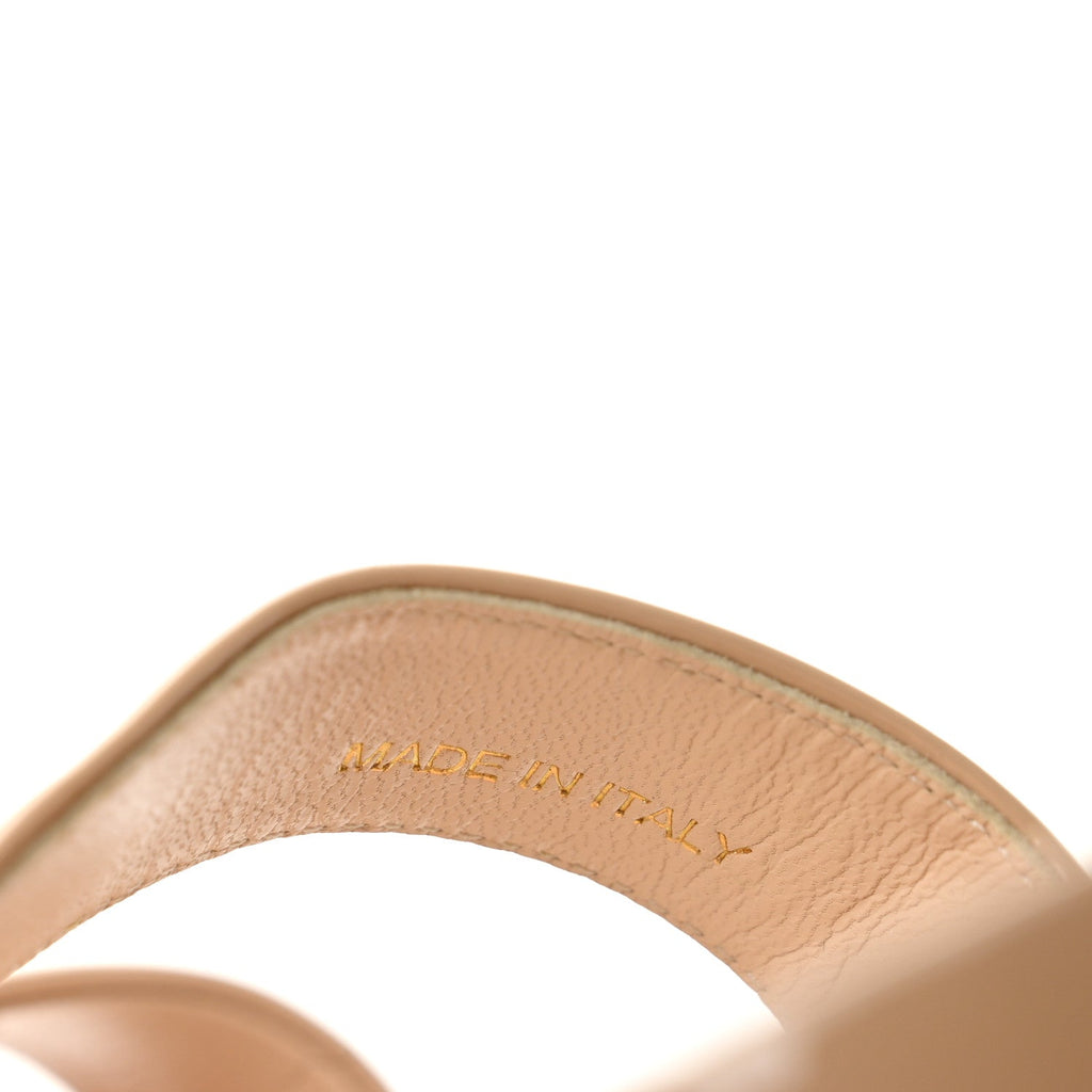 Patent Platform Sandals 39 Cipria