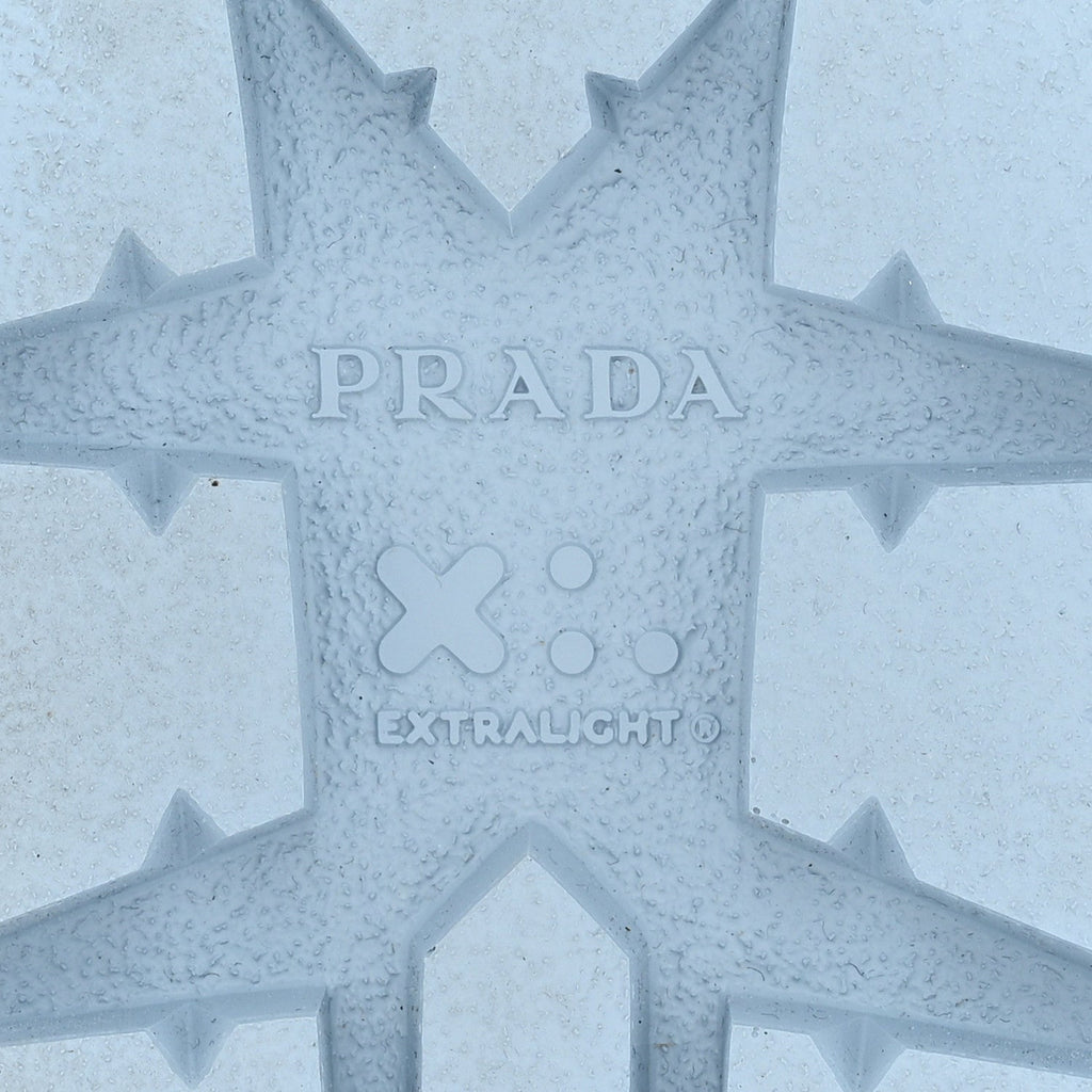 Foam Rubber Metal Triangle Logo Cage Sandals 40 Cielo
