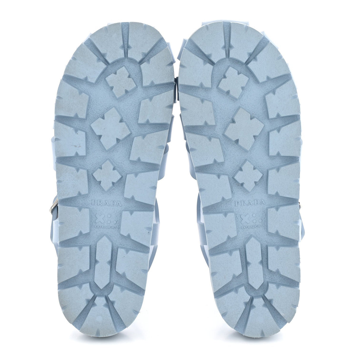 Foam Rubber Metal Triangle Logo Cage Sandals 40 Cielo