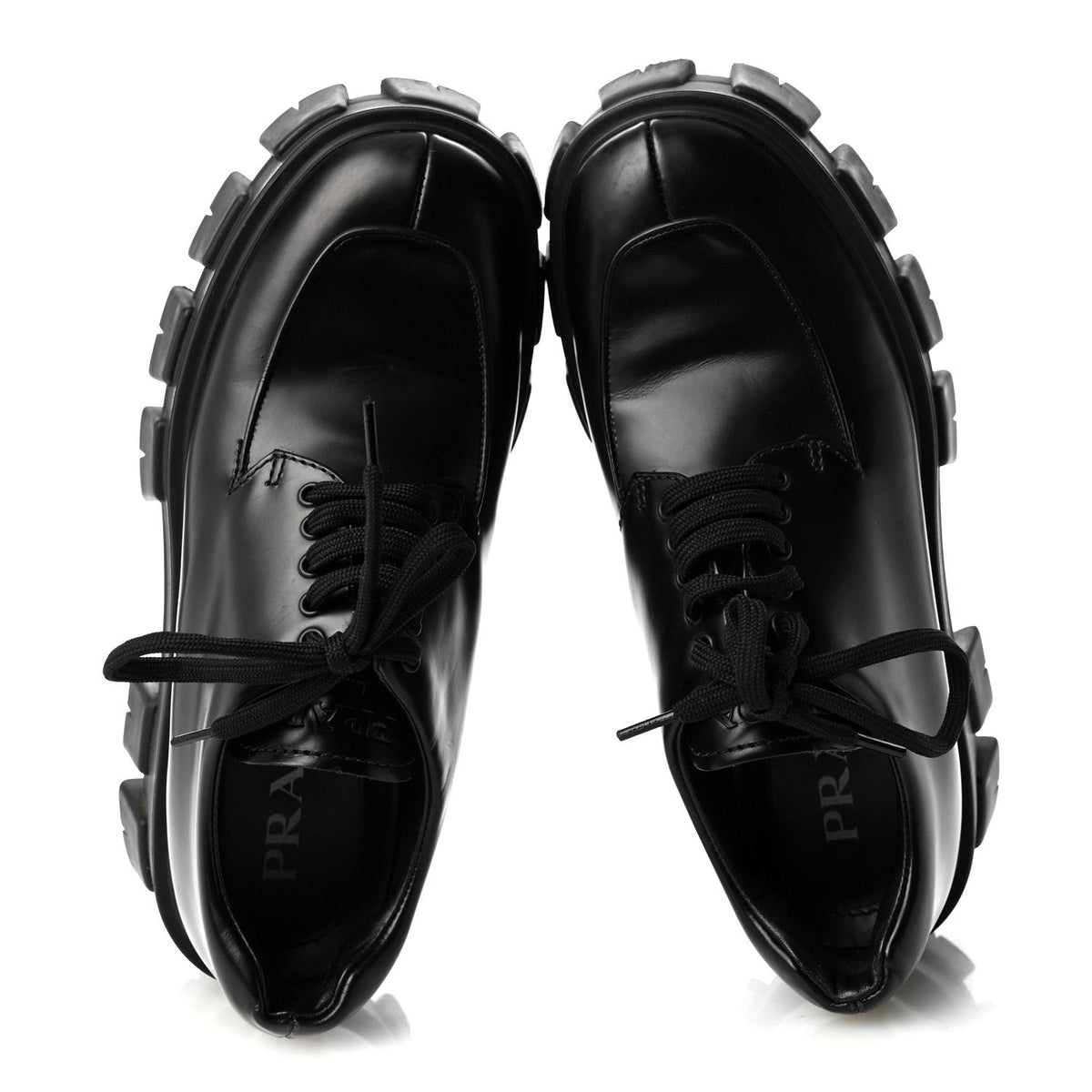 Spazzolato Rois Monolith 55mm Derby Loafers 36.5 Black