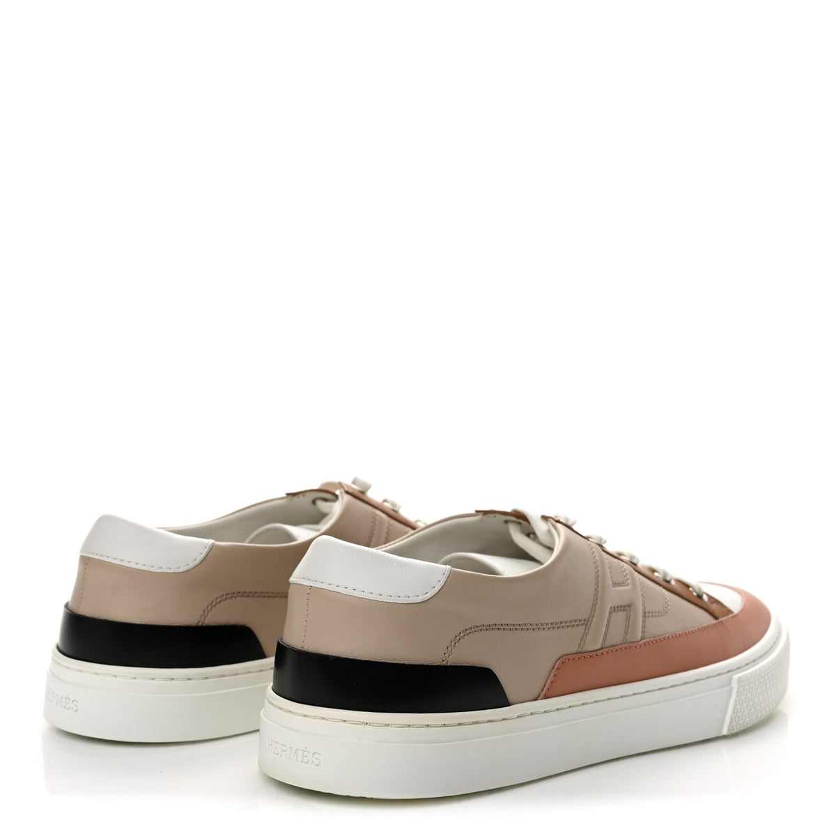 Calfskin Deep Sneakers 41 Multicolor White Gold