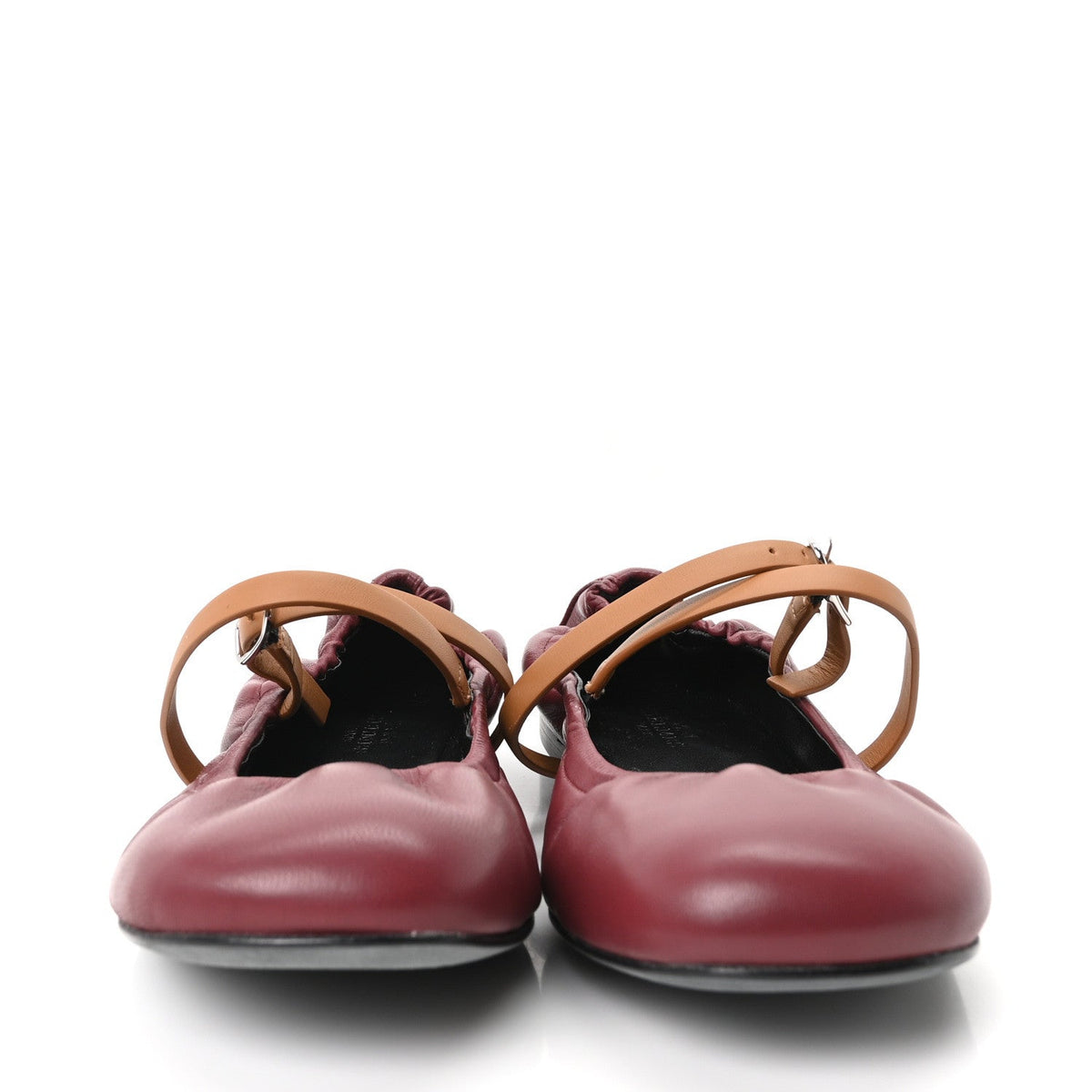 Nappa Jolly Ballet Flats 38.5 Rouge H Naturel