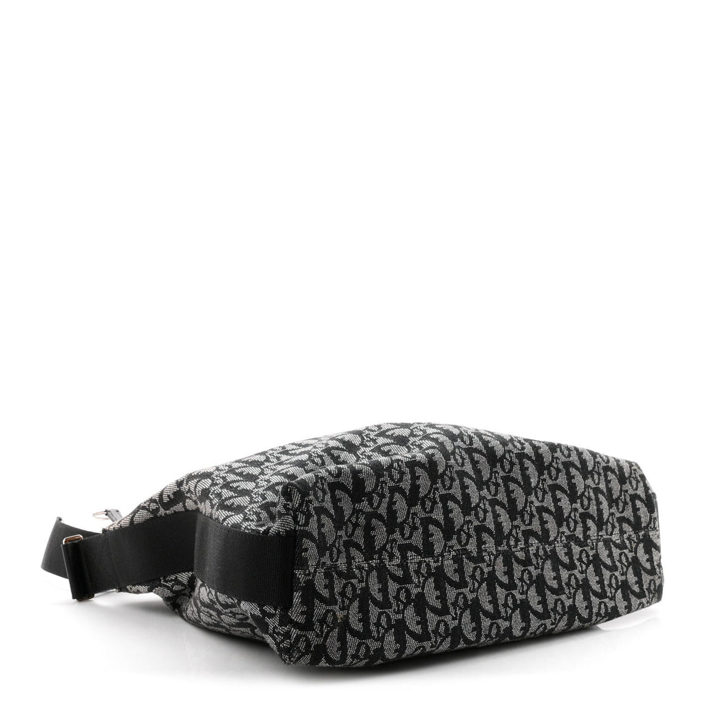 Monogram Messenger Beige Black