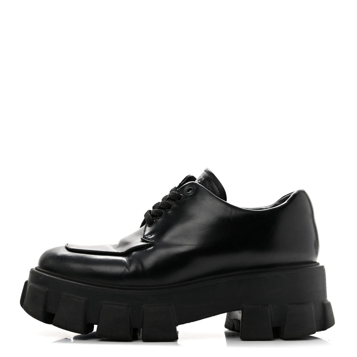 Spazzolato Rois Monolith 55mm Derby Loafers 38 Black