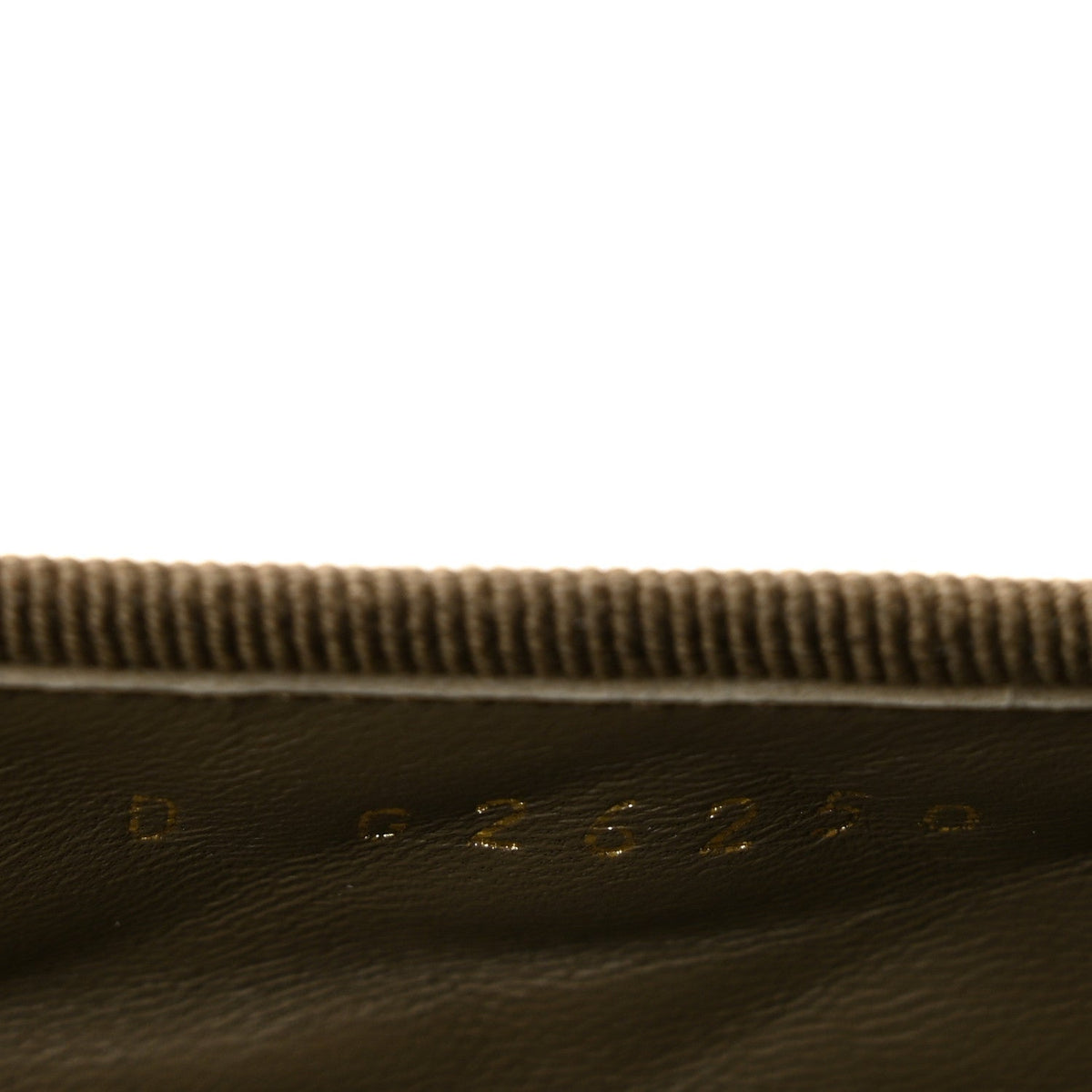 Lambskin Quilted CC Cap Toe Ballerina Flats 35.5 Dark Khaki