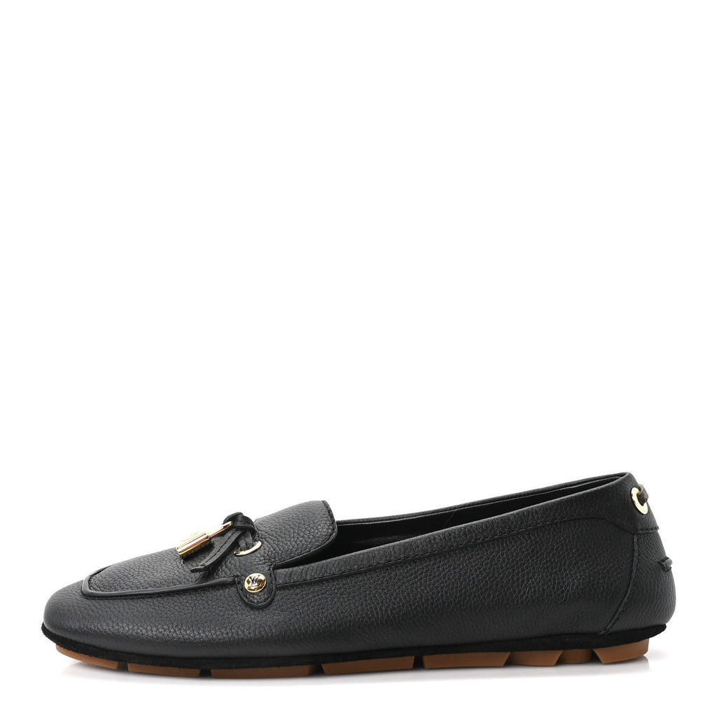 Grained Calfskin Flore Card Shoe 40 Black