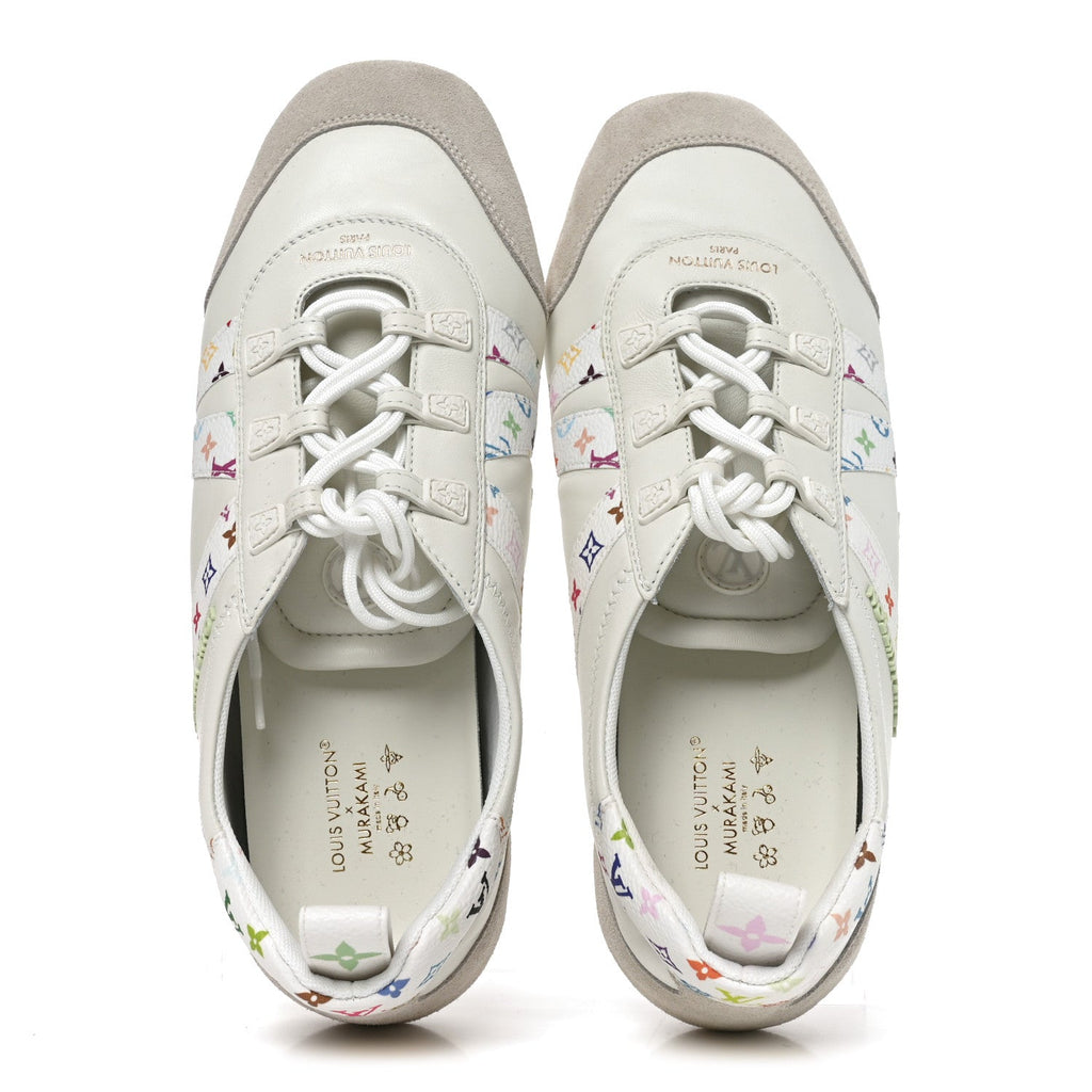 LV X TM Calfskin Monogram Multicolor Womens LV Sneakerina 40 White