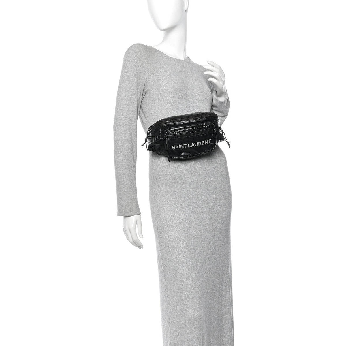 Nylon Logo Nuxx Body Belt Bag Black