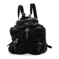 Re-Nylon Saffiano Medium Backpack Black