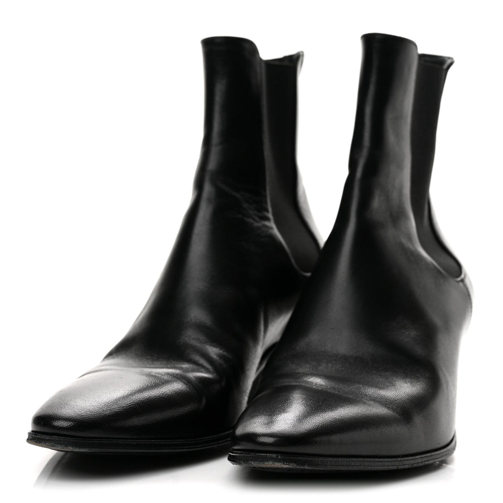 Incrociato Muriel Vassili 60 Ankle Zip Boots 35 Black