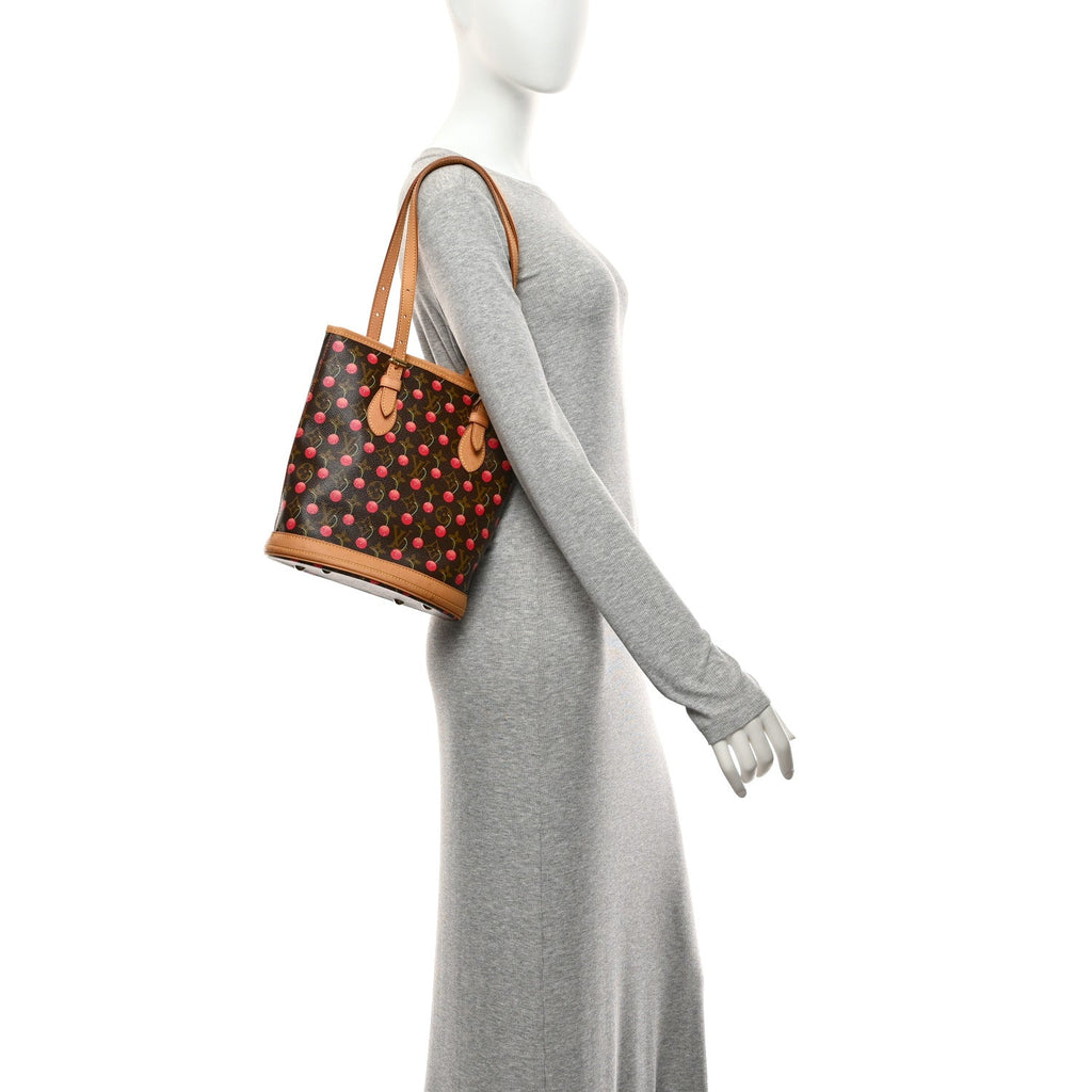 Monogram Cerises Bucket Bag
