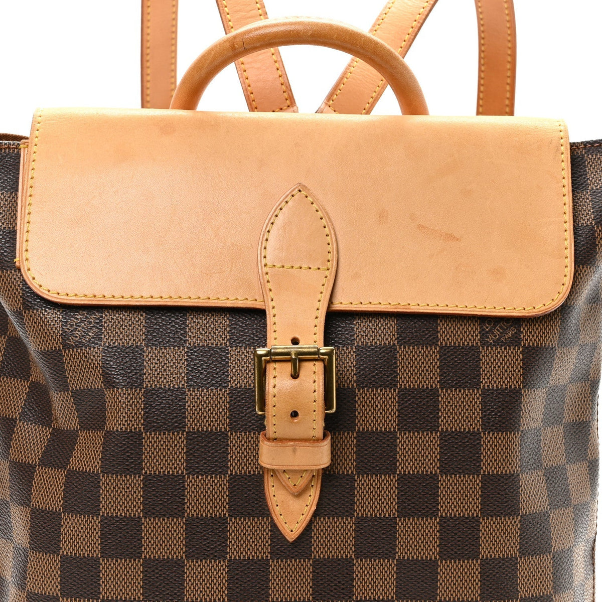 Damier Ebene Soho Centenaire Backpack