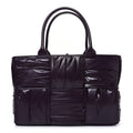 Foulard Intrecciato Pleated Medium Arco Tote Dark Mystic