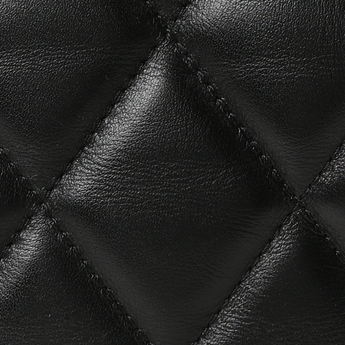 Nappa Calfskin Quilted Touch B Bucket Bag Black