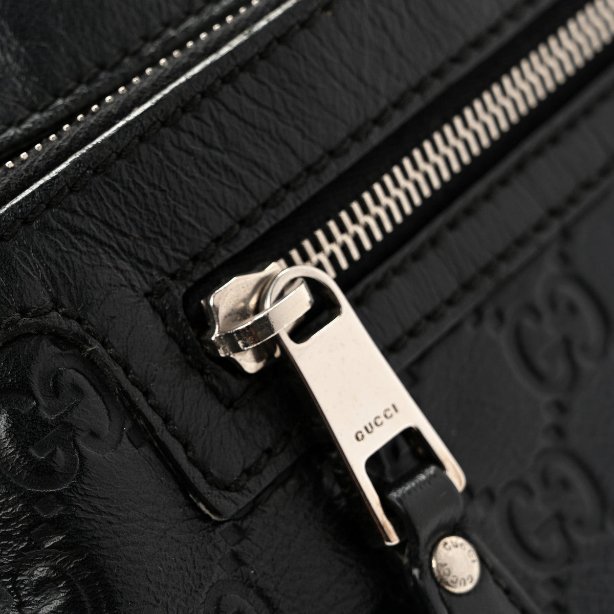 Guccissima Web Belt Bag Black