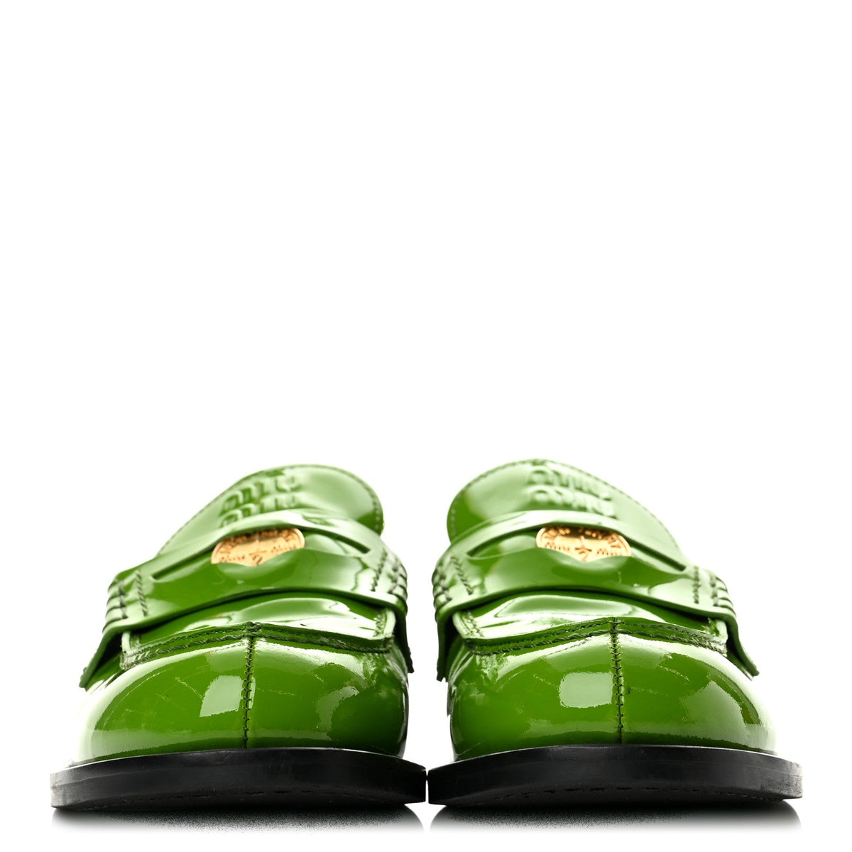 Patent Penny Loafer 37 Apple Green