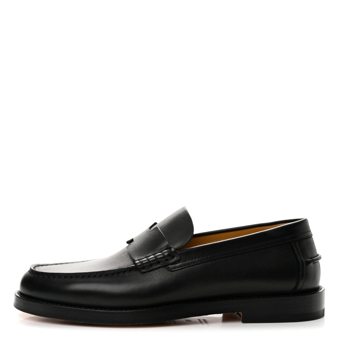 Calfskin Charrette Loafers 40 Black