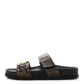 Monogram Bom Dia Mule Sandals 35.5 Black