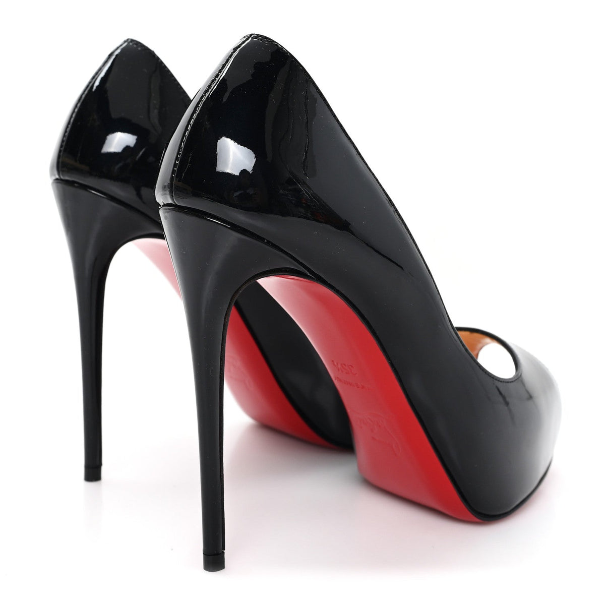 Patent New Very Prive 120mm Pumps 35.5 Black