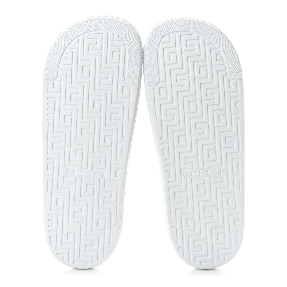 Rubber Web Mens Slide Sandals 12 White Green Red