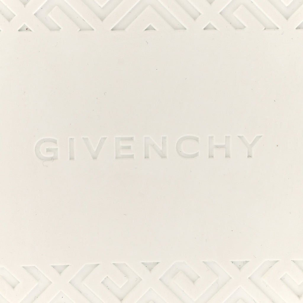 Calfskin Logo Debossed Town Sneakers 43 White