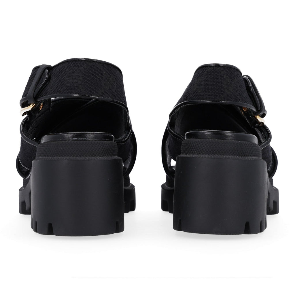 Monogram Granada Kid Trip 40/72mm Lug Sole Sandals 38 Black