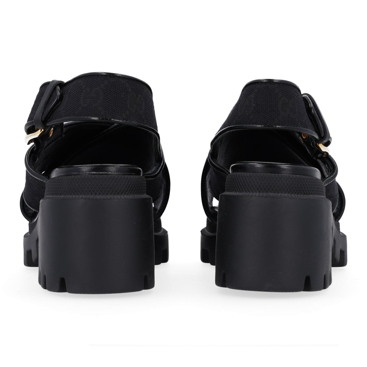 Monogram Granada Kid Trip 40/72mm Lug Sole Sandals 38 Black