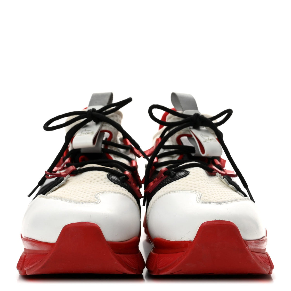 Mesh Patent Mens Red Runner Flat Sneaker 45 Multicolor 45 White Multicolor