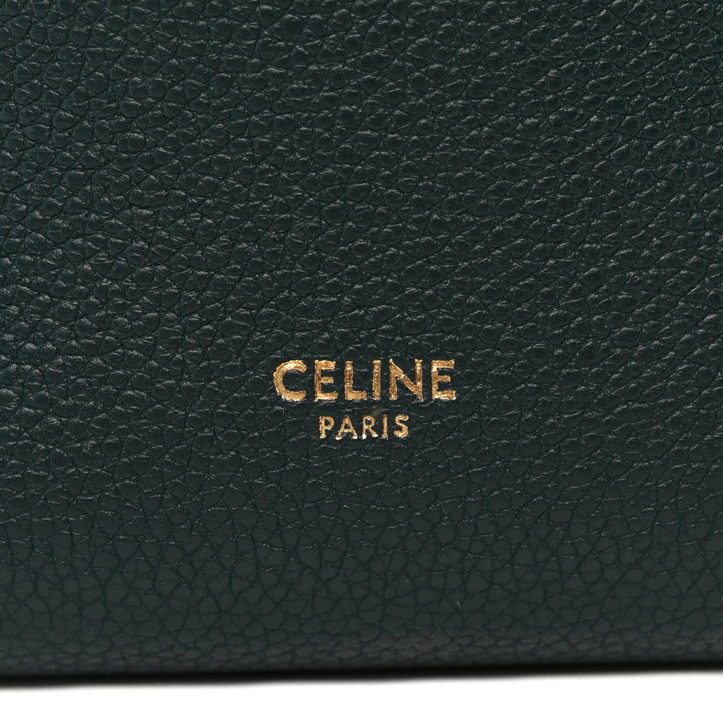 Soft Grained Calfskin Small Sangle Bucket Bag Amazone