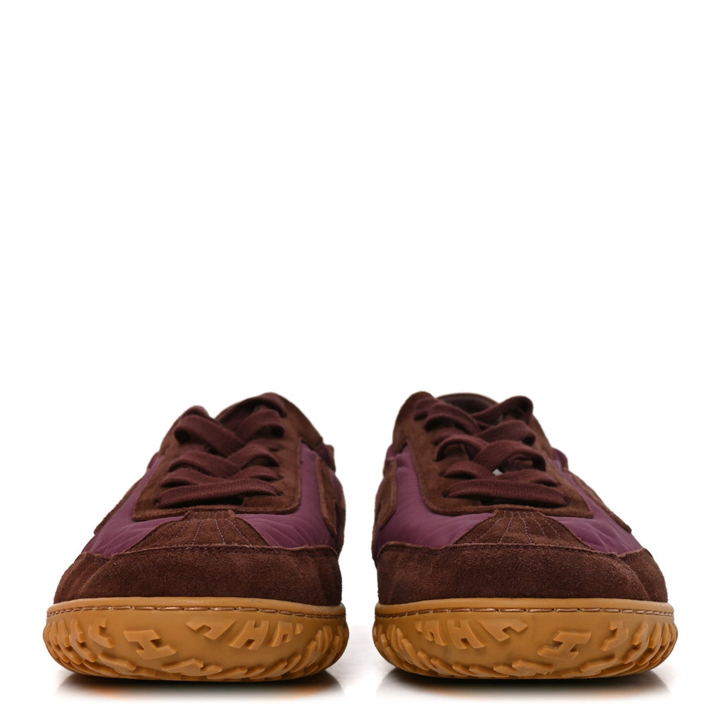 Suede Goatskin Jet Sneakers 37.5 Marron Palissandre
