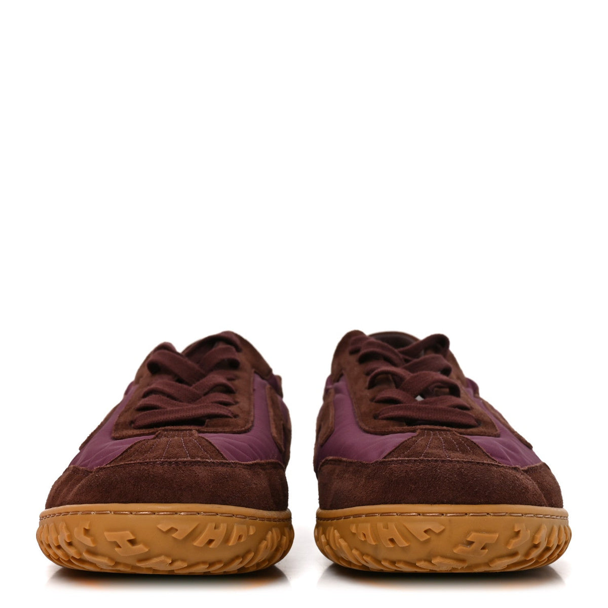 Suede Goatskin Jet Sneakers 37.5 Marron Palissandre