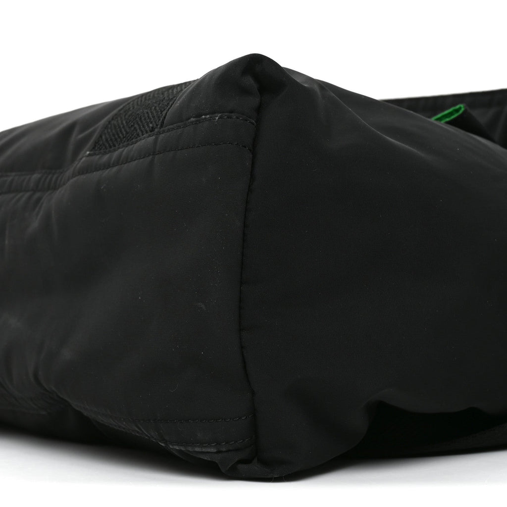 Nylon Voyager Backpack Black