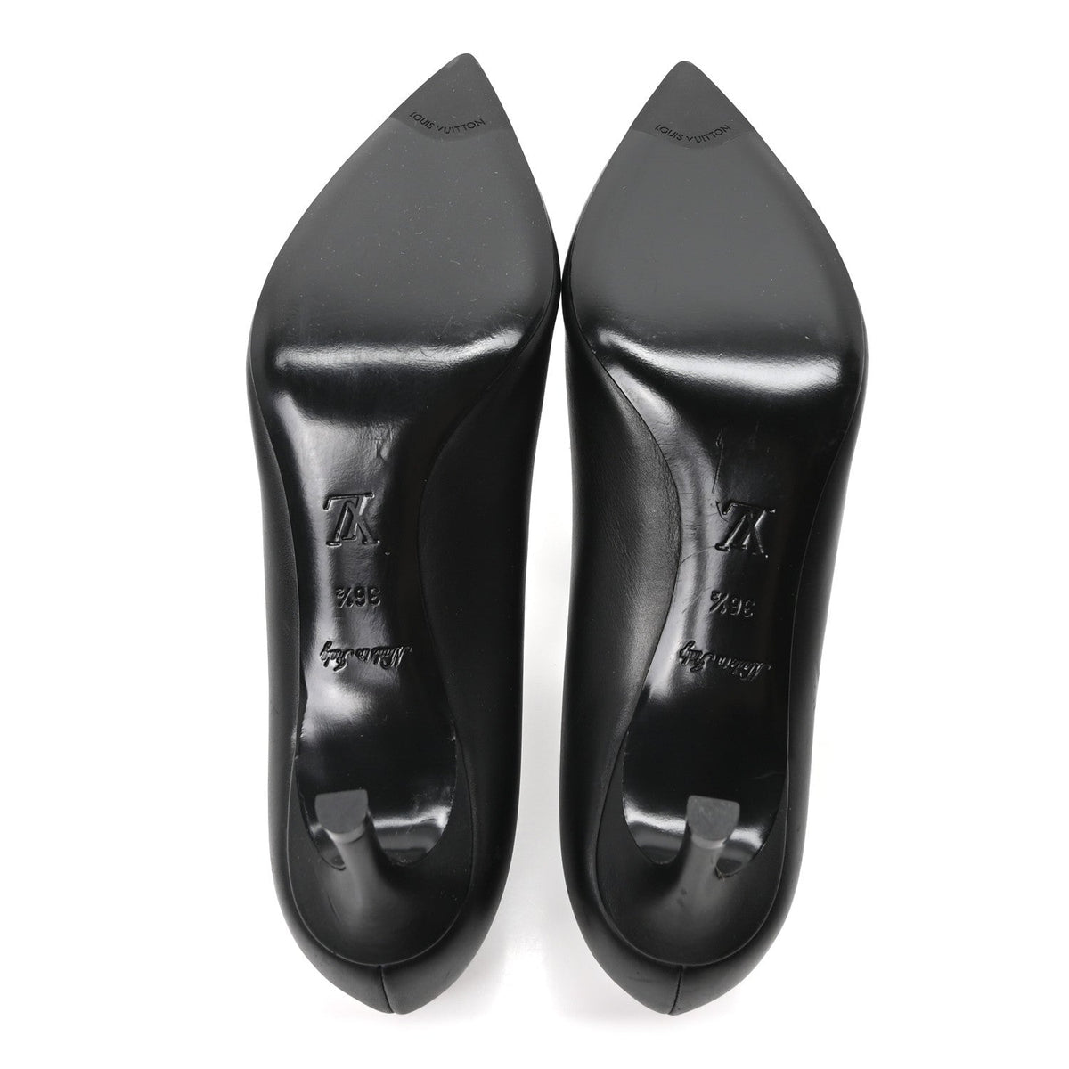 Calfskin Cherie Pumps 37.5 Black
