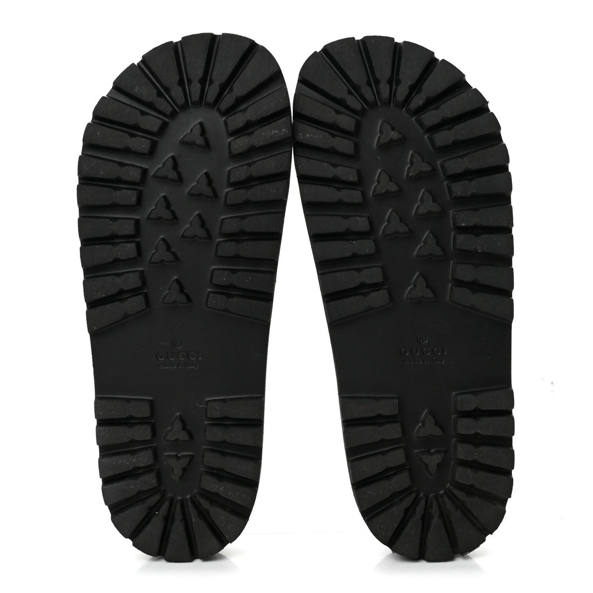 Rubber Web Mens Lug Sole Slide Sandals 6 Black Green Red