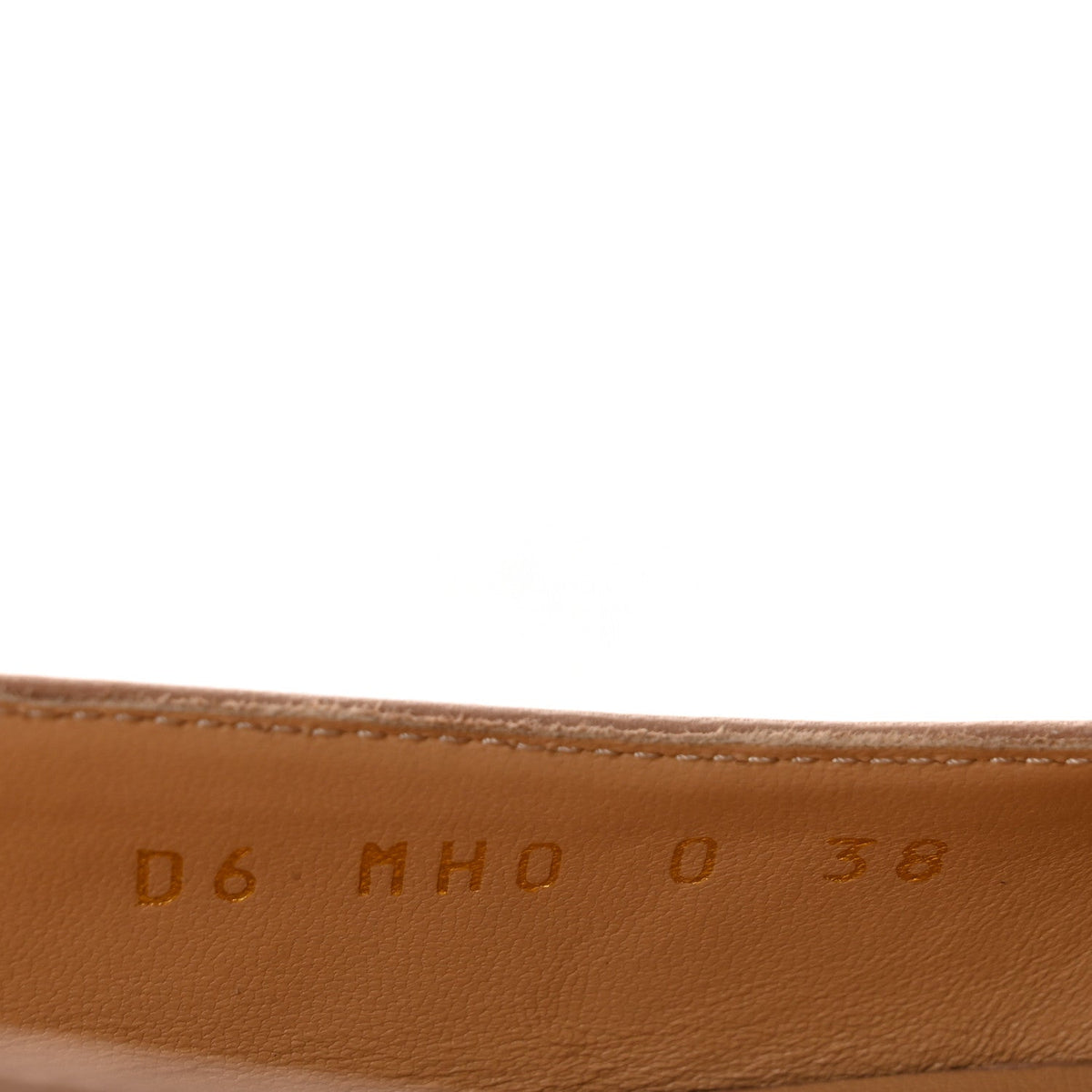 Calfskin VLogo Valet Du Roi Slingback Ballerina Flats 38 Rose Cannelle Garnet