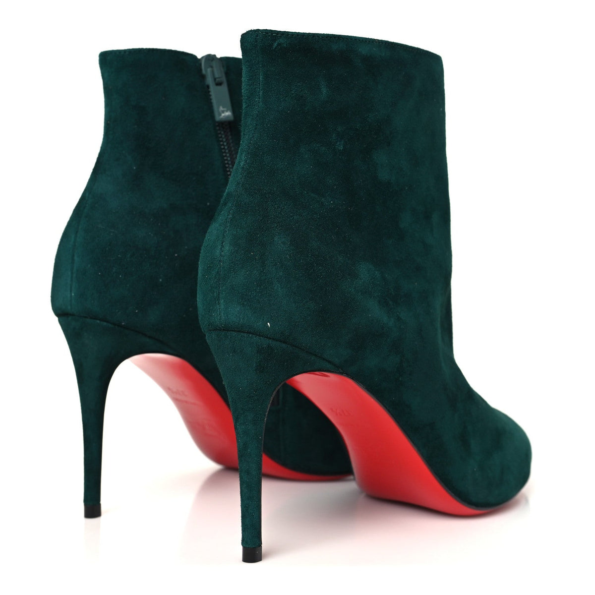 Veau Velours Eloise Booty 85 Ankle Boots 37.5 Green
