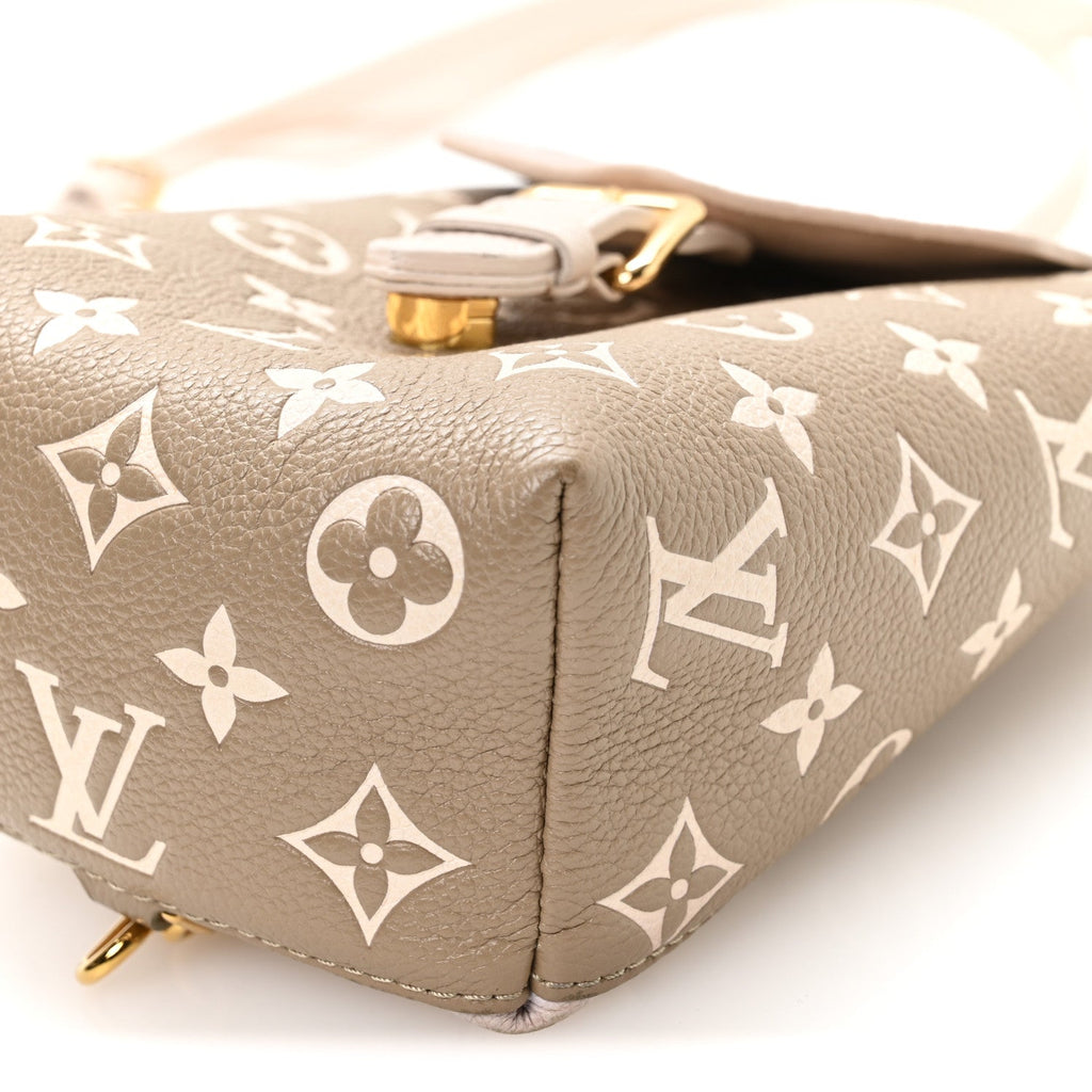 Empreinte Monogram Spring In The City Tiny Backpack Kaki Beige Cream