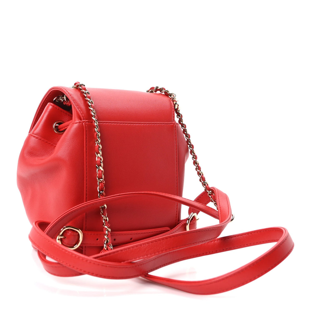 Lambskin CC Mania Backpack Red