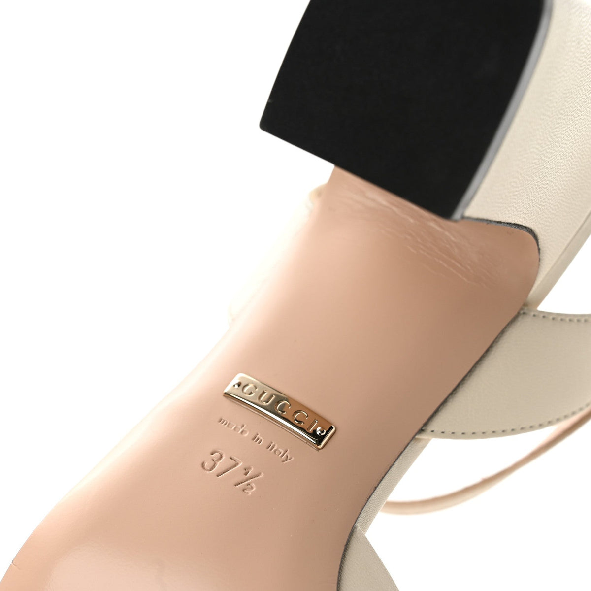 Malaga Kid Horsebit Lady 75mm Sandals 37.5 Mystic White