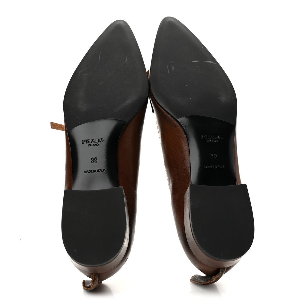Vitello Old Bow Loafers 39 Cacao