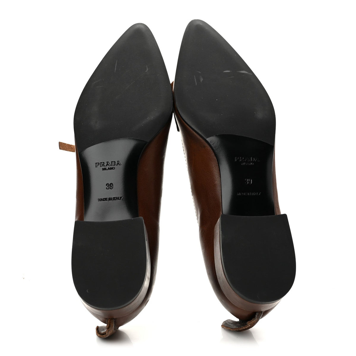 Vitello Old Bow Loafers 39 Cacao